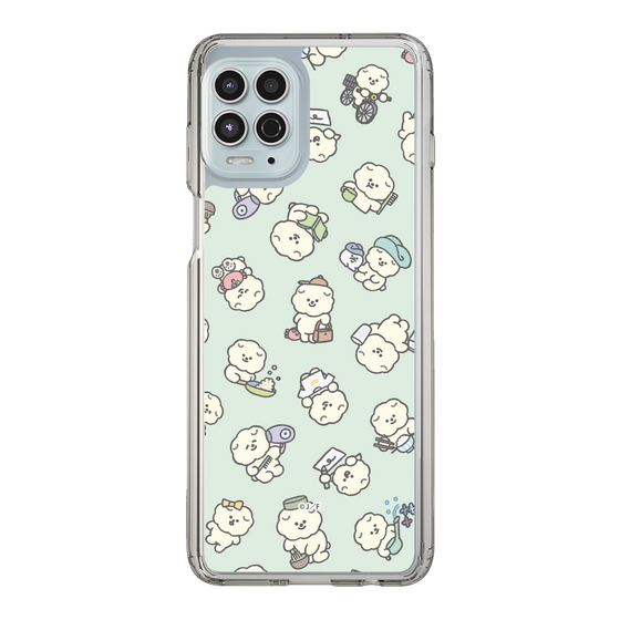 Slim Protection Case［ Mossari Mosao - Lots of Mosao - Green ］