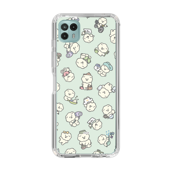 Slim Protection Case［ Mossari Mosao - Lots of Mosao - Green ］