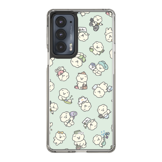 Slim Protection Case［ Mossari Mosao - Lots of Mosao - Green ］