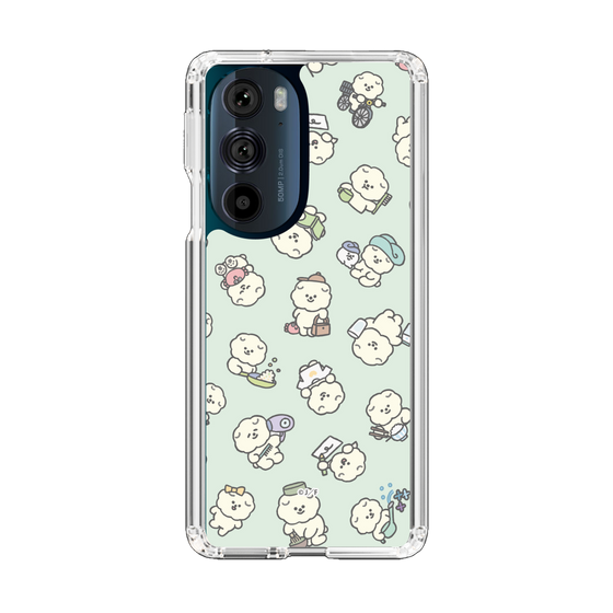 Slim Protection Case［ Mossari Mosao - Lots of Mosao - Green ］