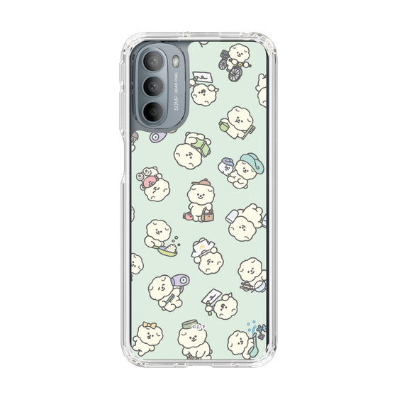 Slim Protection Case［ Mossari Mosao - Lots of Mosao - Green ］