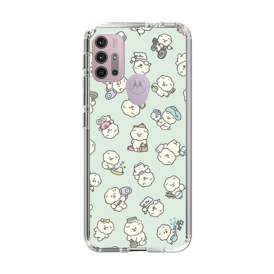 Slim Protection Case［ Mossari Mosao - Lots of Mosao - Green ］