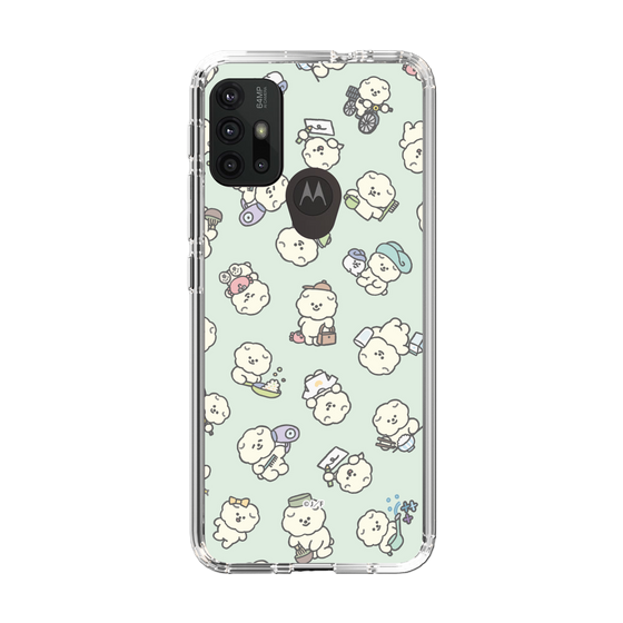 Slim Protection Case［ Mossari Mosao - Lots of Mosao - Green ］