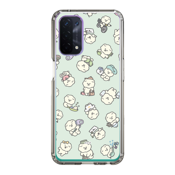 Slim Protection Case［ Mossari Mosao - Lots of Mosao - Green ］