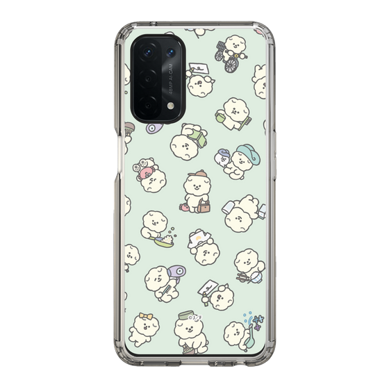 Slim Protection Case［ Mossari Mosao - Lots of Mosao - Green ］