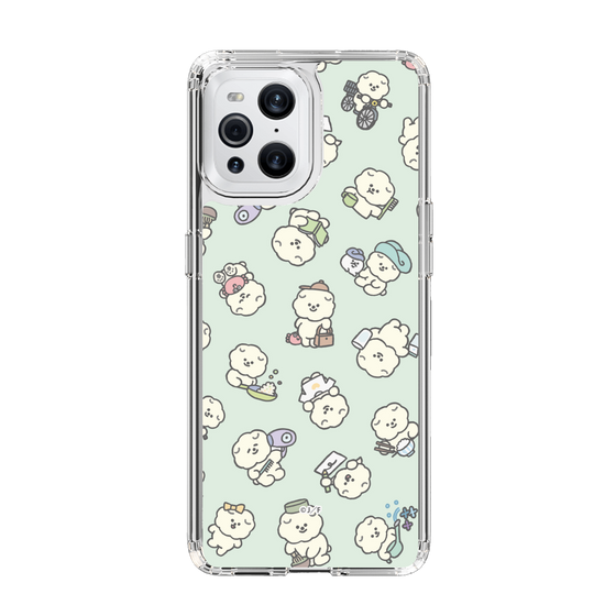 Slim Protection Case［ Mossari Mosao - Lots of Mosao - Green ］