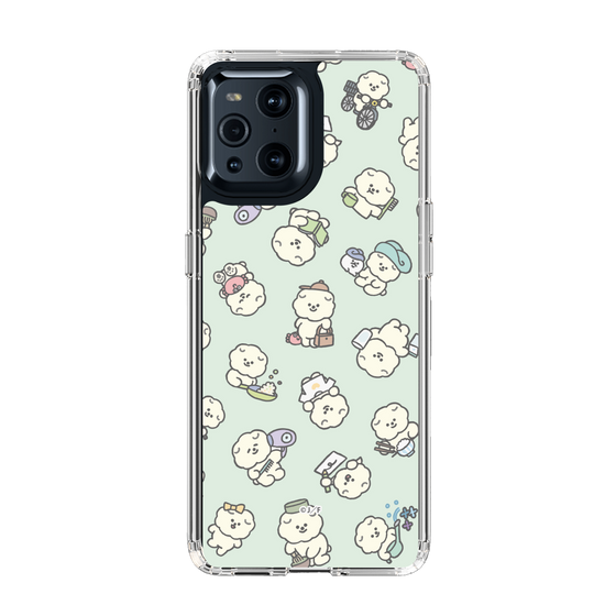 Slim Protection Case［ Mossari Mosao - Lots of Mosao - Green ］