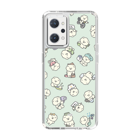 Slim Protection Case［ Mossari Mosao - Lots of Mosao - Green ］