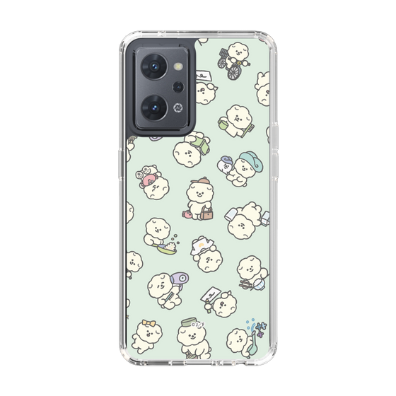 Slim Protection Case［ Mossari Mosao - Lots of Mosao - Green ］