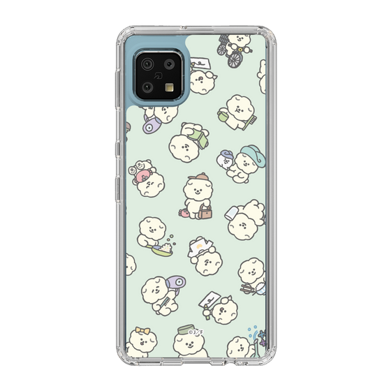 Slim Protection Case［ Mossari Mosao - Lots of Mosao - Green ］