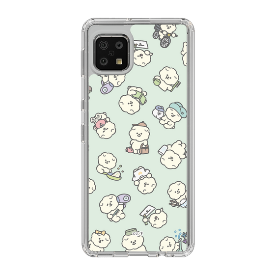 Slim Protection Case［ Mossari Mosao - Lots of Mosao - Green ］