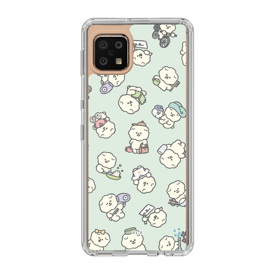 Slim Protection Case［ Mossari Mosao - Lots of Mosao - Green ］
