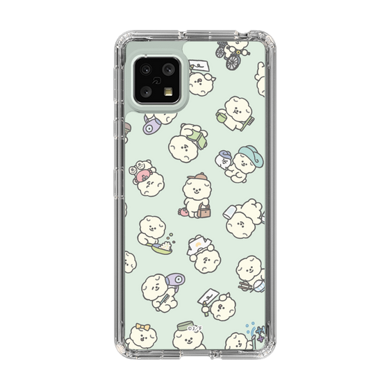 Slim Protection Case［ Mossari Mosao - Lots of Mosao - Green ］