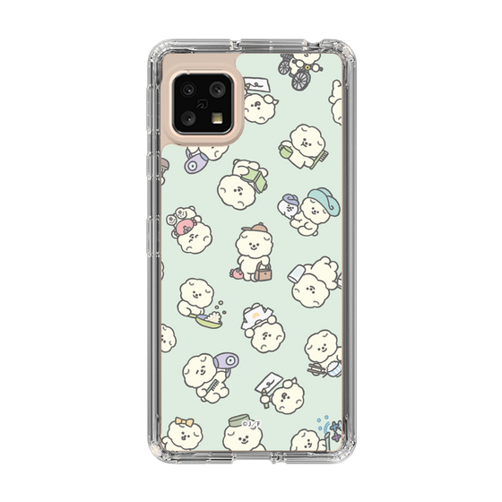 Slim Protection Case［ Mossari Mosao - Lots of Mosao - Green ］