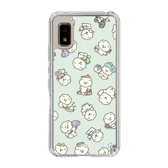 Slim Protection Case［ Mossari Mosao - Lots of Mosao - Green ］