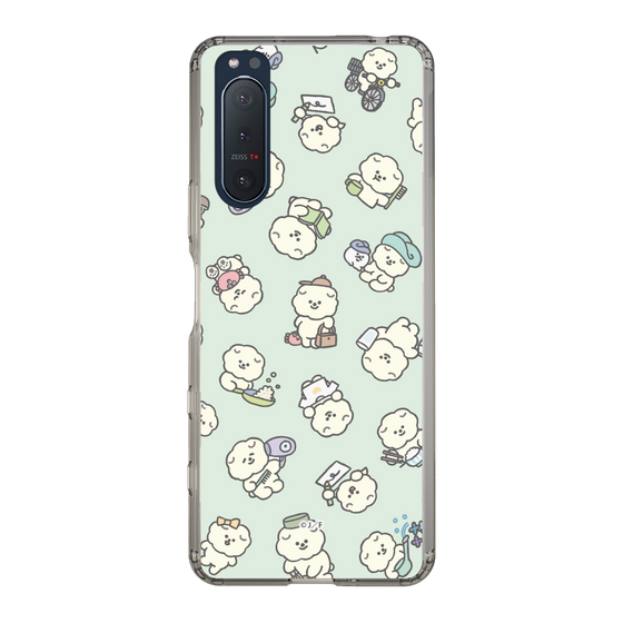 Slim Protection Case［ Mossari Mosao - Lots of Mosao - Green ］
