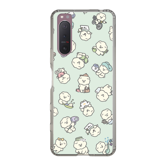 Slim Protection Case［ Mossari Mosao - Lots of Mosao - Green ］