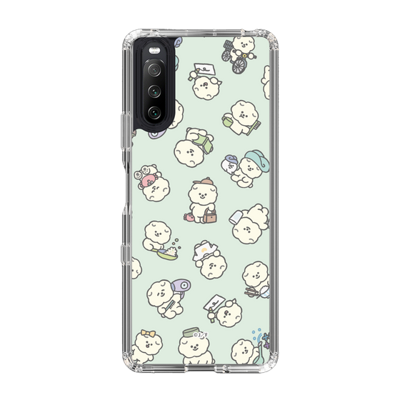 Slim Protection Case［ Mossari Mosao - Lots of Mosao - Green ］