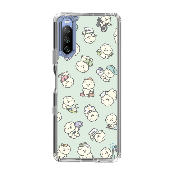 Slim Protection Case［ Mossari Mosao - Lots of Mosao - Green ］