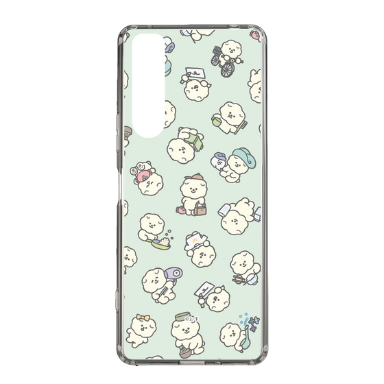 Slim Protection Case［ Mossari Mosao - Lots of Mosao - Green ］
