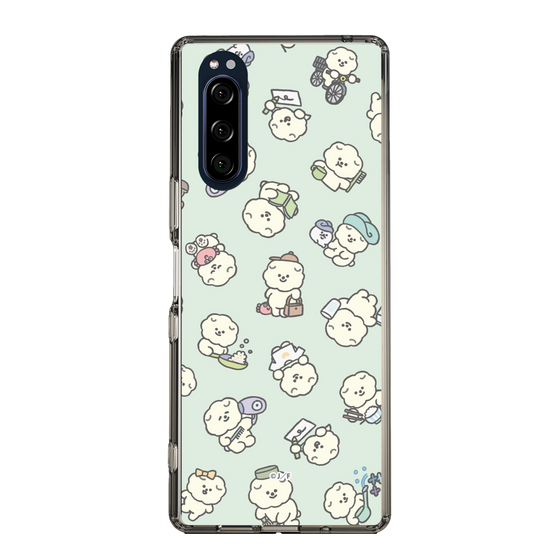 Slim Protection Case［ Mossari Mosao - Lots of Mosao - Green ］