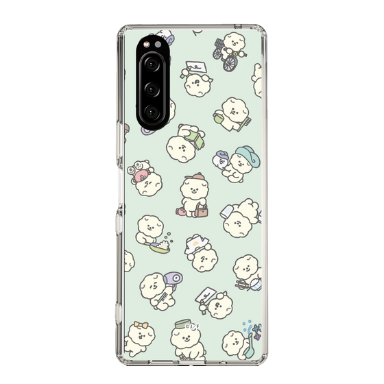 Slim Protection Case［ Mossari Mosao - Lots of Mosao - Green ］