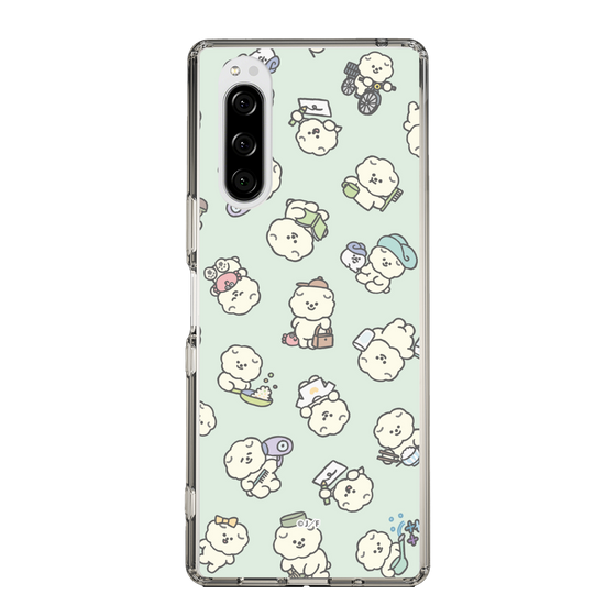 Slim Protection Case［ Mossari Mosao - Lots of Mosao - Green ］