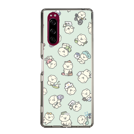 Slim Protection Case［ Mossari Mosao - Lots of Mosao - Green ］