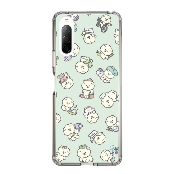 Slim Protection Case［ Mossari Mosao - Lots of Mosao - Green ］