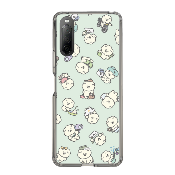 Slim Protection Case［ Mossari Mosao - Lots of Mosao - Green ］