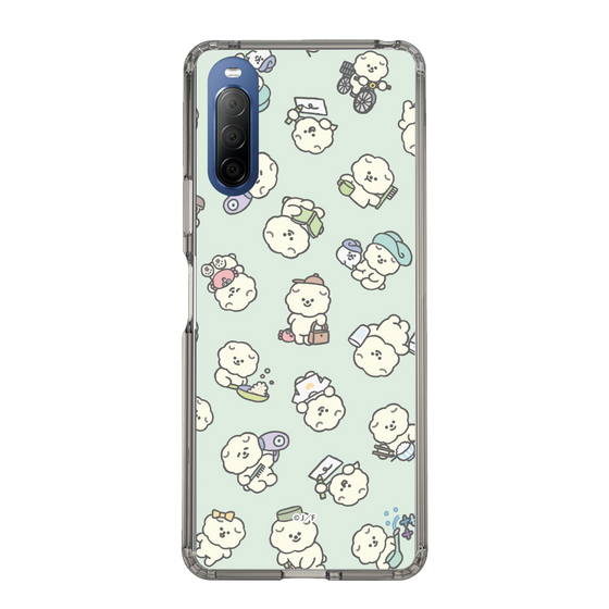 Slim Protection Case［ Mossari Mosao - Lots of Mosao - Green ］