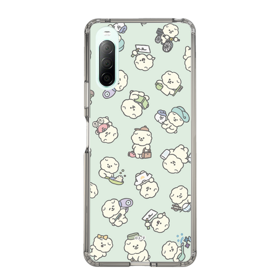 Slim Protection Case［ Mossari Mosao - Lots of Mosao - Green ］