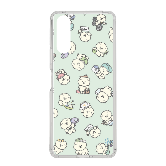 Slim Protection Case［ Mossari Mosao - Lots of Mosao - Green ］