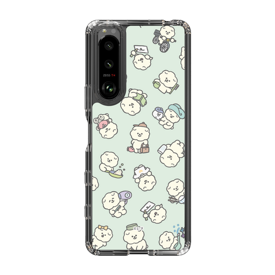 Slim Protection Case［ Mossari Mosao - Lots of Mosao - Green ］