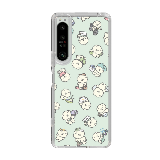 Slim Protection Case［ Mossari Mosao - Lots of Mosao - Green ］