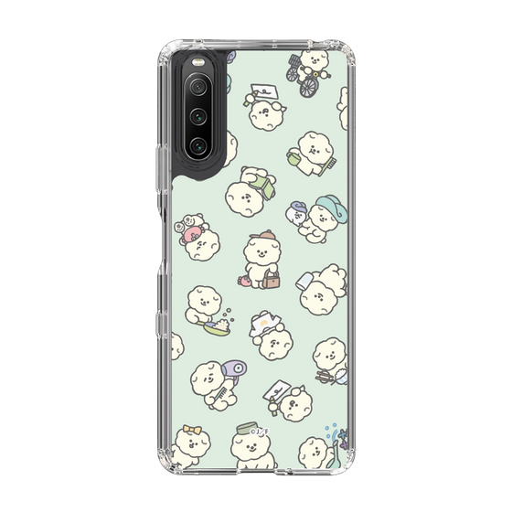 Slim Protection Case［ Mossari Mosao - Lots of Mosao - Green ］