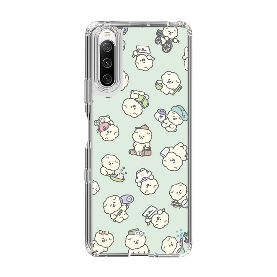 Slim Protection Case［ Mossari Mosao - Lots of Mosao - Green ］