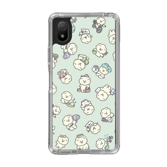 Slim Protection Case［ Mossari Mosao - Lots of Mosao - Green ］