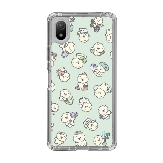 Slim Protection Case［ Mossari Mosao - Lots of Mosao - Green ］