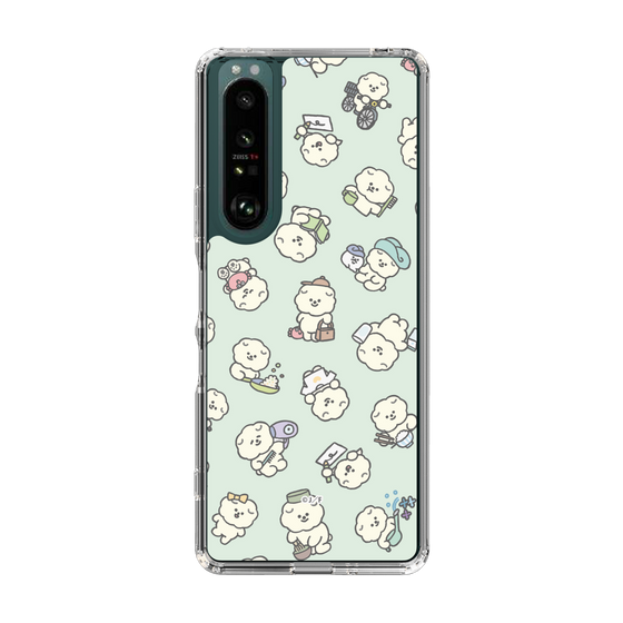 Slim Protection Case［ Mossari Mosao - Lots of Mosao - Green ］