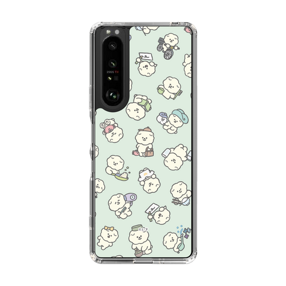 Slim Protection Case［ Mossari Mosao - Lots of Mosao - Green ］