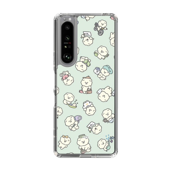 Slim Protection Case［ Mossari Mosao - Lots of Mosao - Green ］
