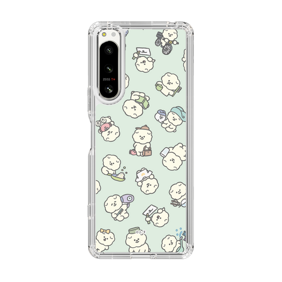 Slim Protection Case［ Mossari Mosao - Lots of Mosao - Green ］