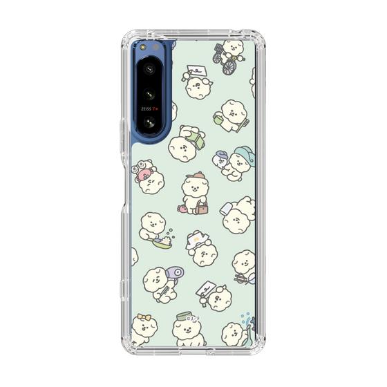 Slim Protection Case［ Mossari Mosao - Lots of Mosao - Green ］