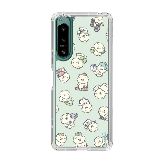 Slim Protection Case［ Mossari Mosao - Lots of Mosao - Green ］