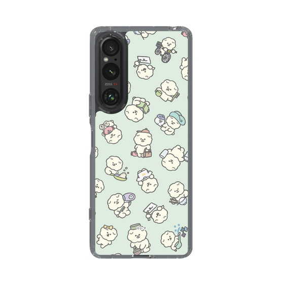 Slim Protection Case［ Mossari Mosao - Lots of Mosao - Green ］