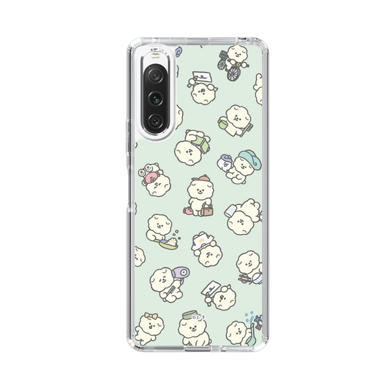 Slim Protection Case［ Mossari Mosao - Lots of Mosao - Green ］