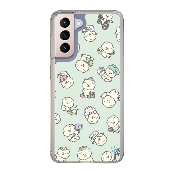 Slim Protection Case［ Mossari Mosao - Lots of Mosao - Green ］