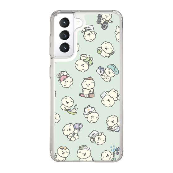 Slim Protection Case［ Mossari Mosao - Lots of Mosao - Green ］