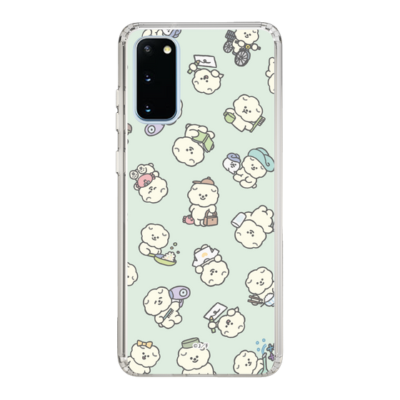 Slim Protection Case［ Mossari Mosao - Lots of Mosao - Green ］